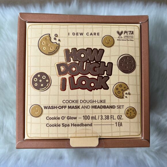 New How Dough I Look Mask & Headband Set I DEW CARE-Skin Care #481 - Picture 1 of 5